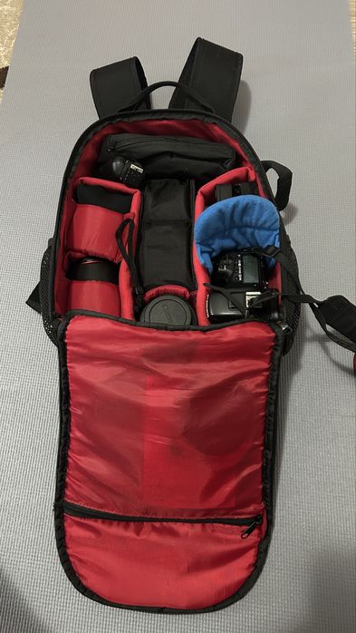 Canon 7D Mark II cu rucsac si accesorii, gata de utilizare