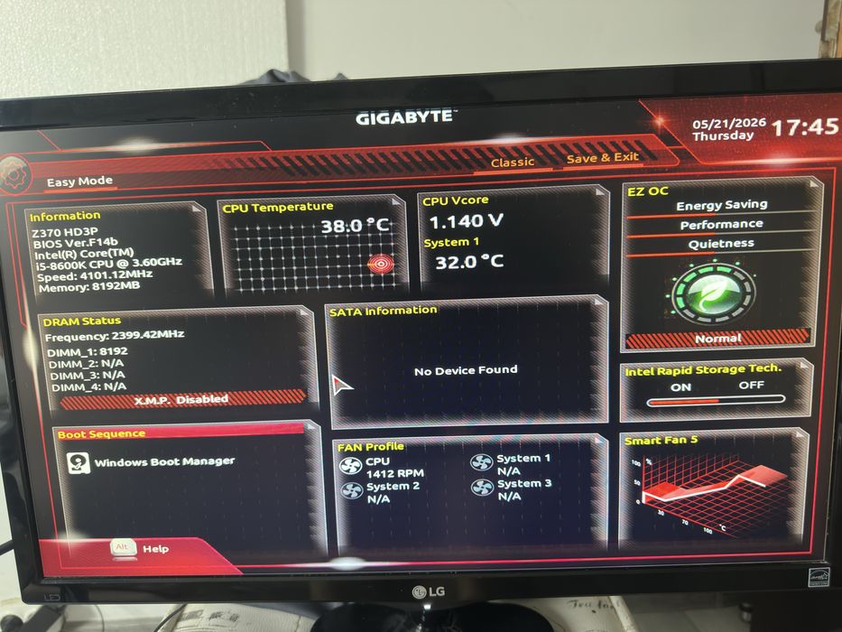 Kit i5 8600k + placa de baza z370