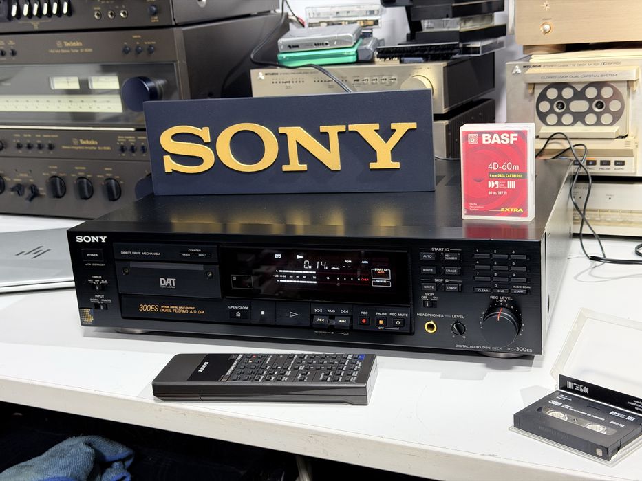 DAT de fidelitate SONY DTC-300ES+telecomandă,stare excelentă, Japan!