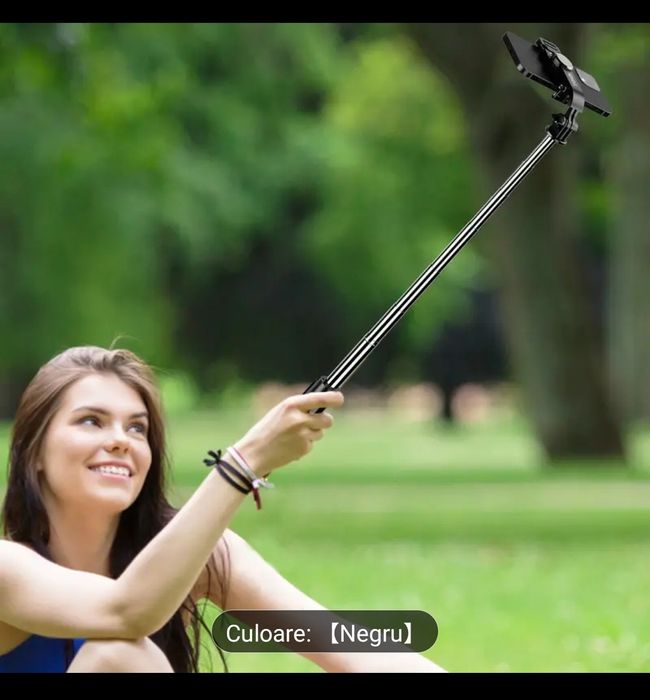 Suport telefon selfie, cu trepied