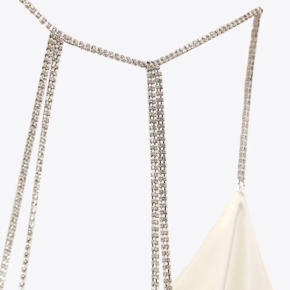 Rochie satinata cu  cristale Zara Wedding