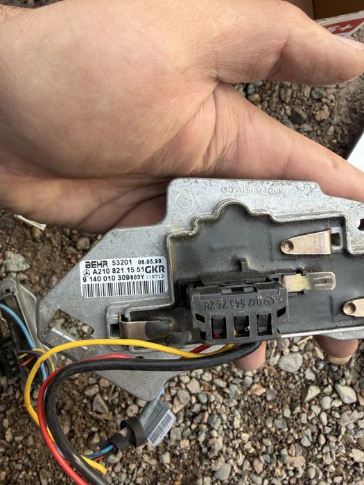 Mercedes w210 реостат