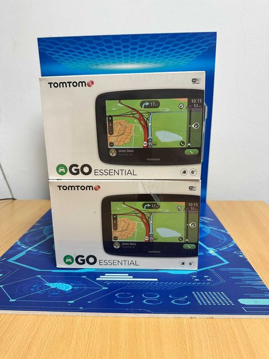 TomTom Go Essential – Sistem de navigație GPS Europe, Wi-Fi, nou
