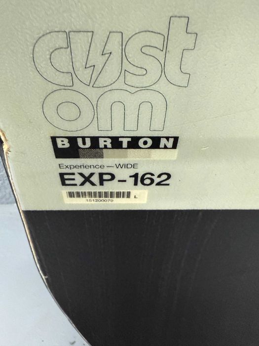 placa snowboard burton custom exp wide L162cm