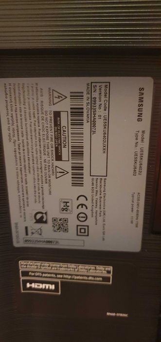 tv samsung ue55ku6402