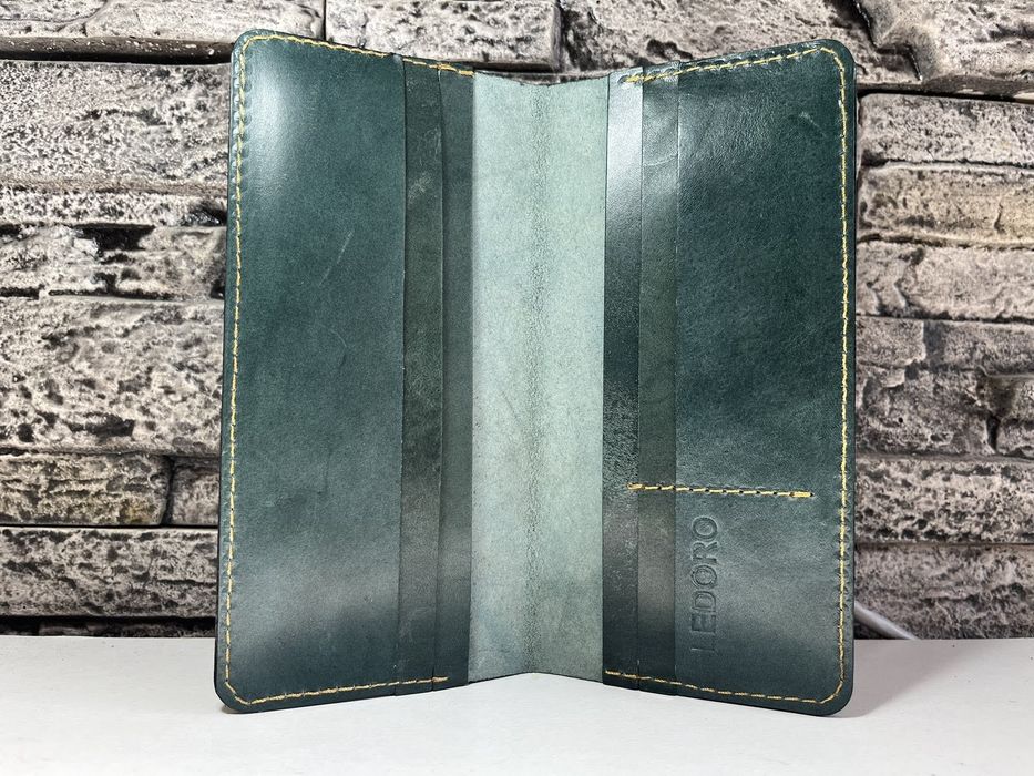 Ledoro естествена кожа портфейл портмоне