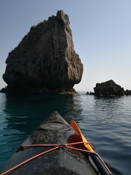 Каяк двуместен, експедиционен, оборудван