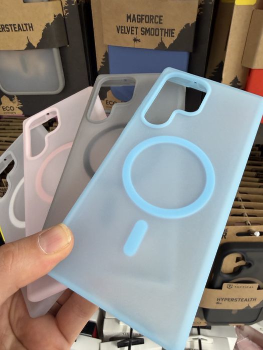 Samsung Galaxy S24 Ultra,Samsung Galaxy S23 Ultra матиран MAGSAFE гръб