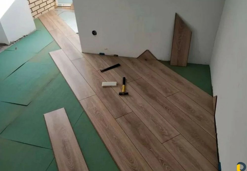 Настил ламината кварцвенила