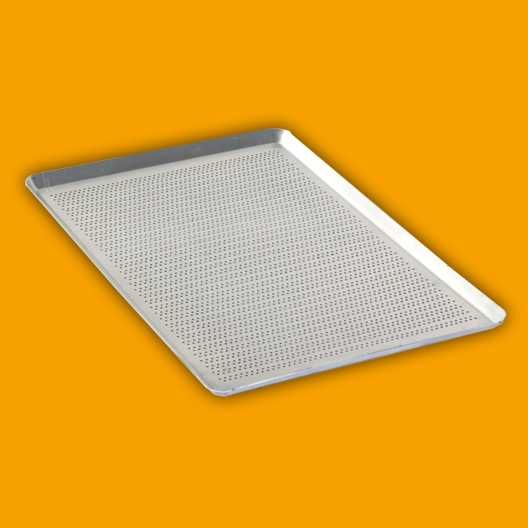 Тава 60/40/2 см перфорирана, неръждаема 771-60, гладка 973-60