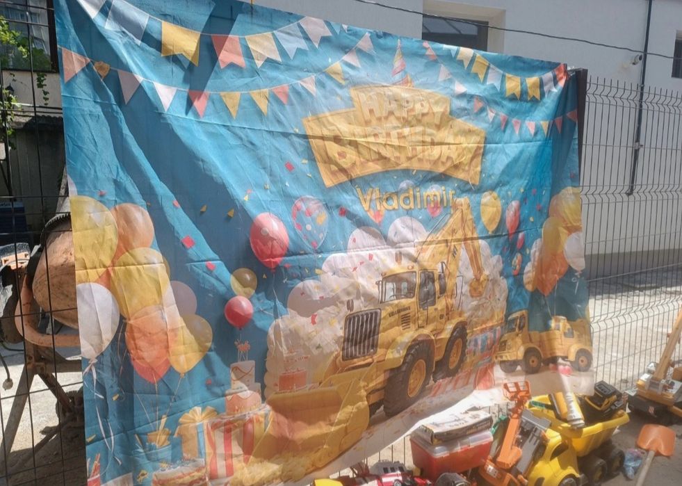 Fundal de petrecere personalizat