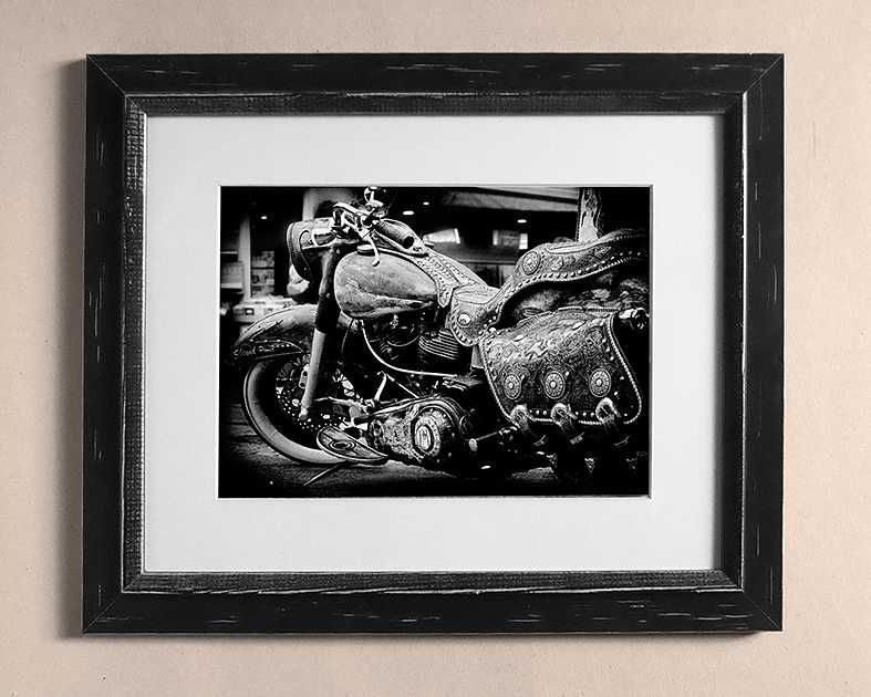Мото. Harley-Davidson. Картина.