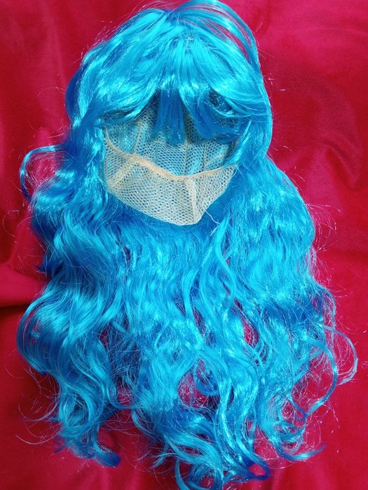 Парик розовый каре, голубой, русый, клоуна в наличии и на заказ любой