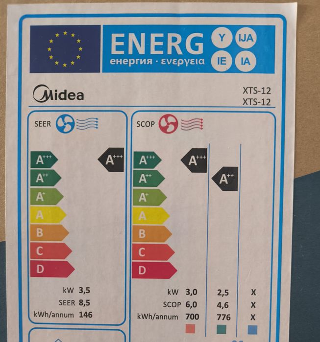 Кондиционер Midea Lotus Silver Inverter 12