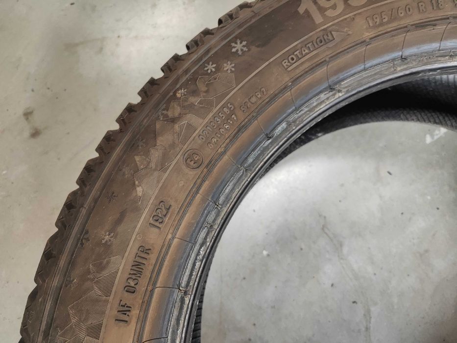 2бр.зимни гуми 195/60/18 Semperit