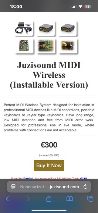 Receiver wireless juzisound