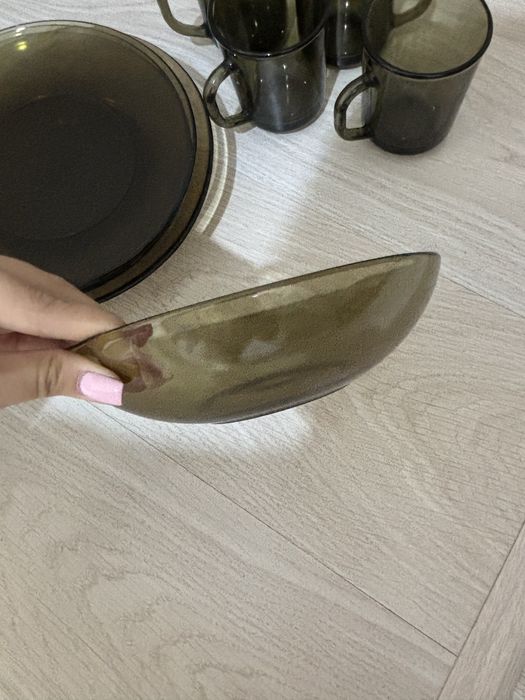 Посуда сервиз стеклянный