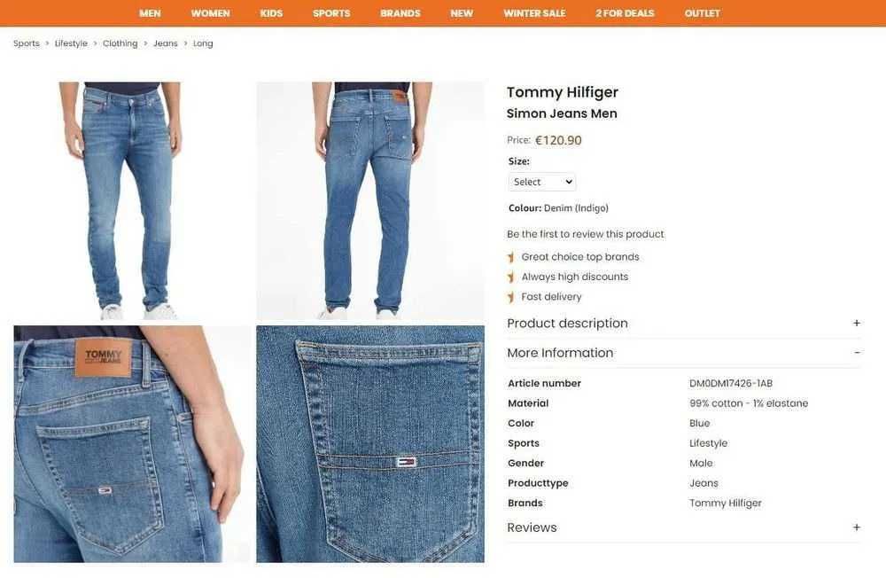 Blugi Tommy Hilfiger - Simon Regular