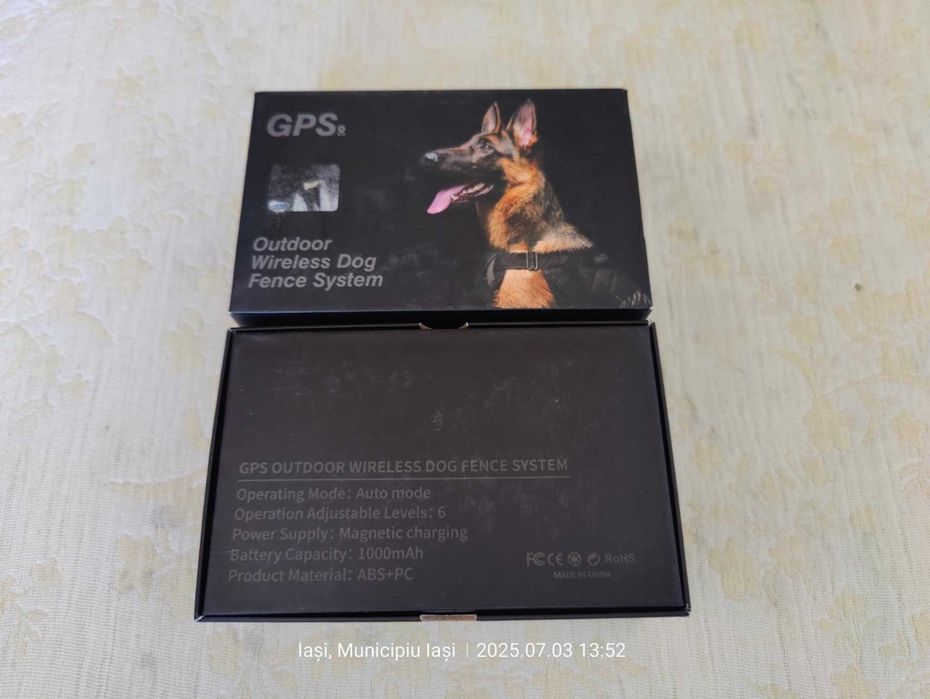 Zgarda GPS,wireless, pentru animale de companie, F810+(Super Ofertă).