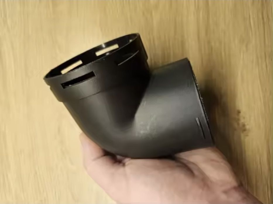 Racord cot 90 grade sirocou, incalzitor, webasto diametru 75mm