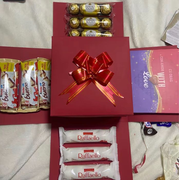 Cutie cu dulciuri surpriza cadoul perfect