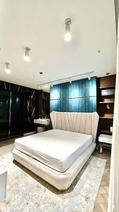 Просторная 2-комн квартира в ЖК Akay City — евроремонт, умный дом