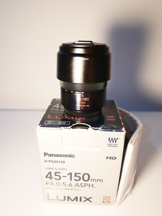 Panasonic 45-150, 4.0-5.6, stabilizare in corp
