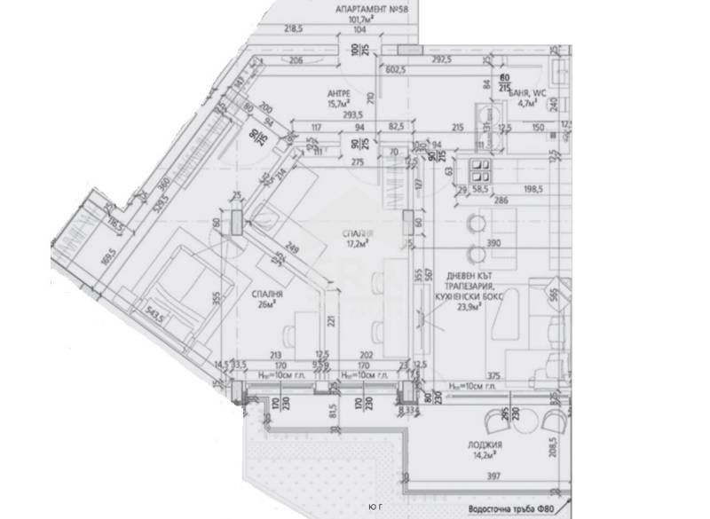 Продава се Тристаен апартамент в Варна, Чайка - 115 кв.м за 830 €/кв.м - Снимка #11