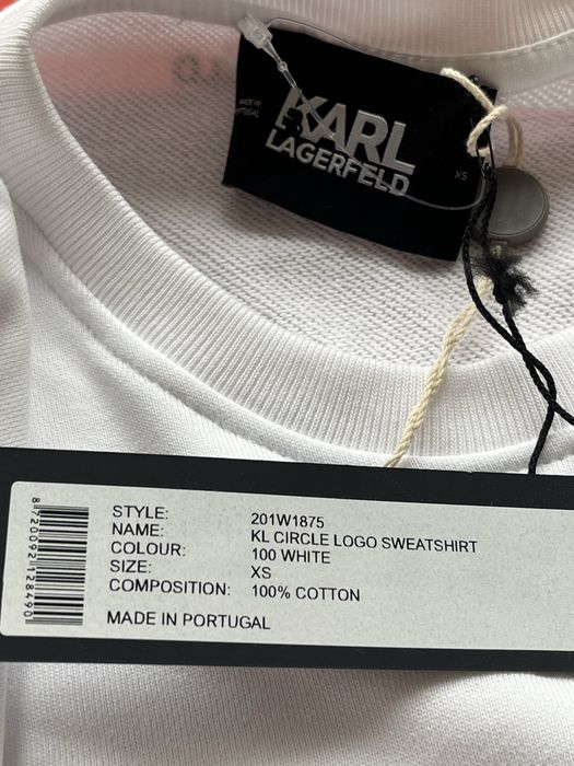 Karl Lagerfeld : Circle Logo Sweatshirt - Нова ХS / Оригинал