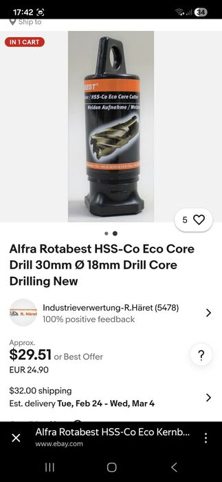 Германия завод сверло металу