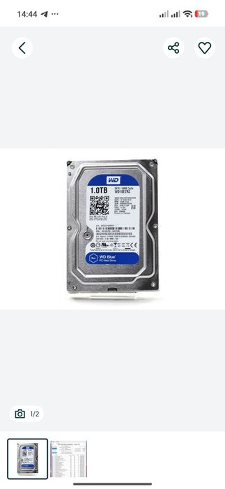 1tb hdd sotiladi sostayanasi yaxshi