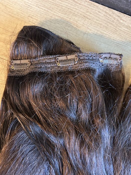 POZE REALE Set extensii din par natural 100% Clips on Premium Deluxe