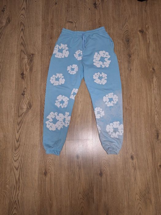 Pantaloni denim tears albastri