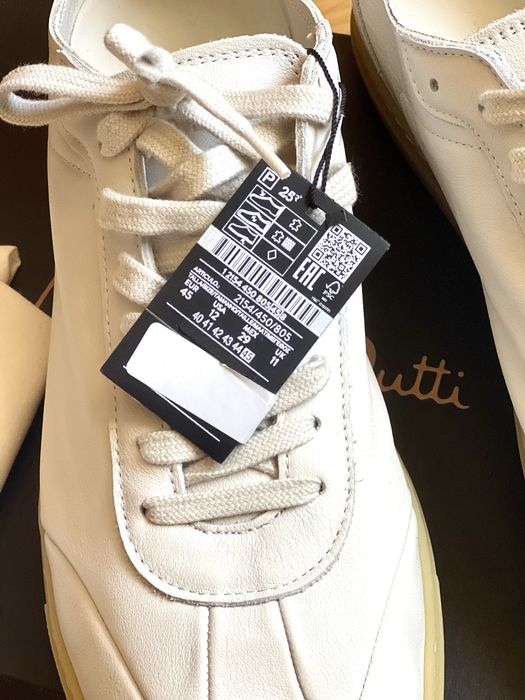 Massimo Dutti adidasi barbati noi piele alb