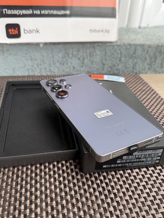 НОВ! 512gb! SAMSUNG S25 ULTRA Лизинг от 72лв/м  ГАРАНЦИЯ silverblue