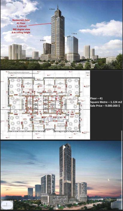 СРОЧНО ПРОДАЕТСЯ нежилое помещение в ЖК NEST ONE   1124м2