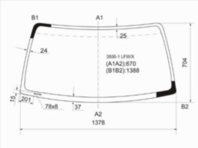 Стекло лобовое  Toyota 4runner