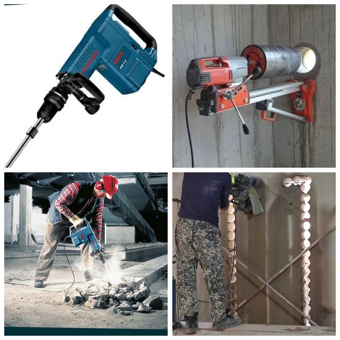 Almazniy bur xizmatlari услуги Алмазное бурение девор тешиш перфоратор