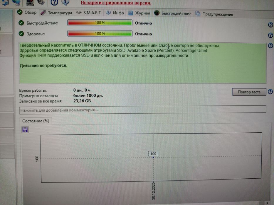 Новый M2 NVMe SSD 512ГБ + Windows 11 (ссд диск)