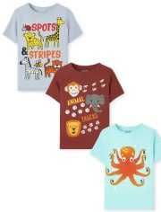 футболки Childrens Place для мальчиков много расцветок от 1-4 лет 2шт