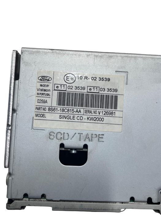 Player Cd/Dvd Sistem De Navigatie Ford Fiesta V Jh_, Jd_ 2001 - 2010 8S6118C815Aa