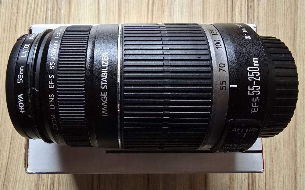 canon ef s 55 250mm second hand si noi de vanzare • Anunturi • OLX.ro
