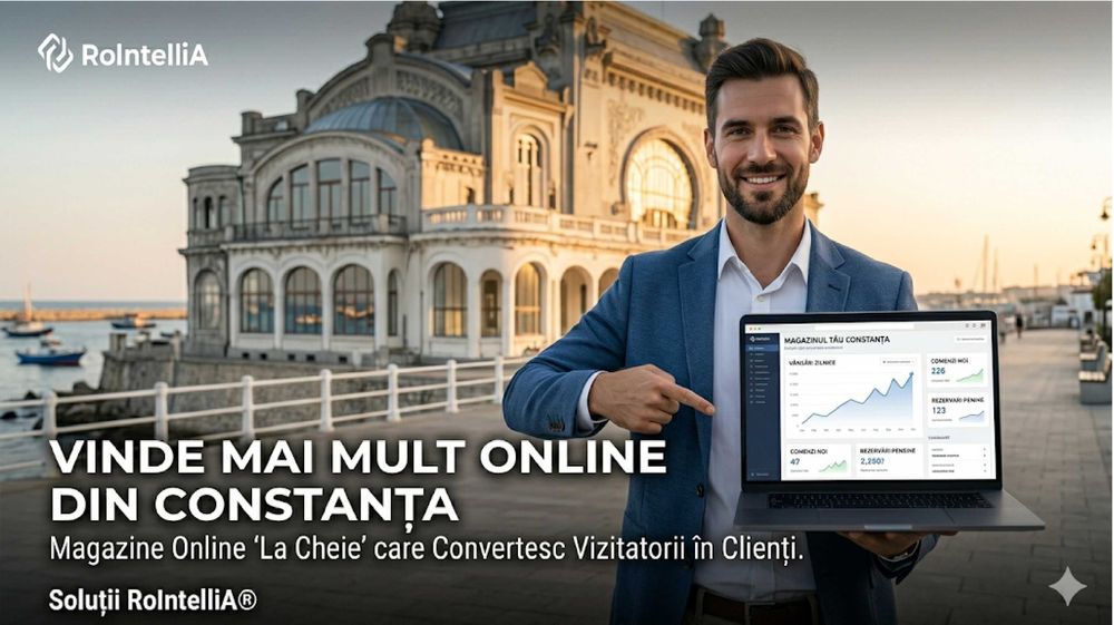 Creare Site Web Constanța | Magazin Online & SEO | Brand RoIntelliA®