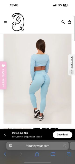 Клин и топ-комплект Fitbunny
