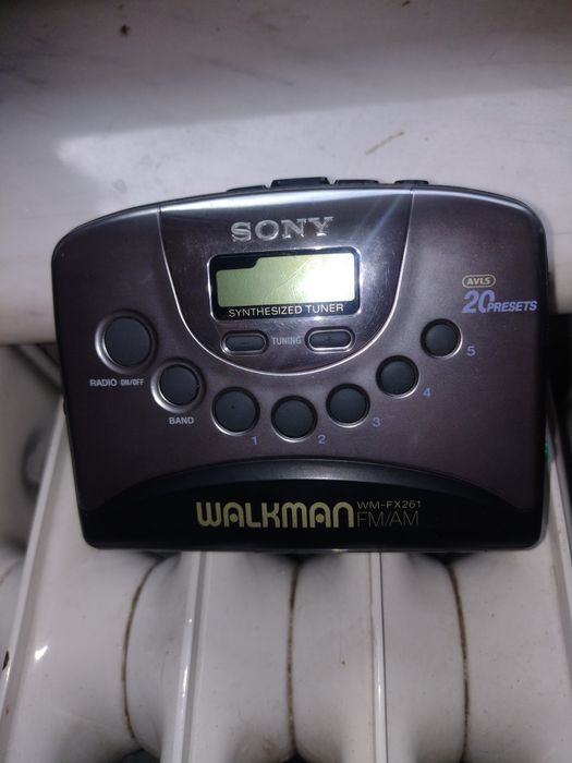 Walkman радио касетофон sony