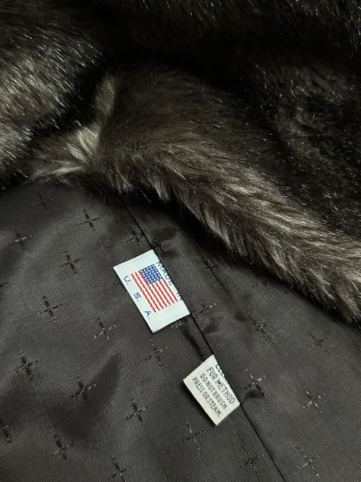 Haina vintage din blana naturala