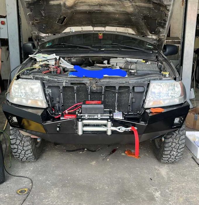 Метални силови брони за Нисан Патрол У61 face,Чероки WJ,Паджеро 2008г