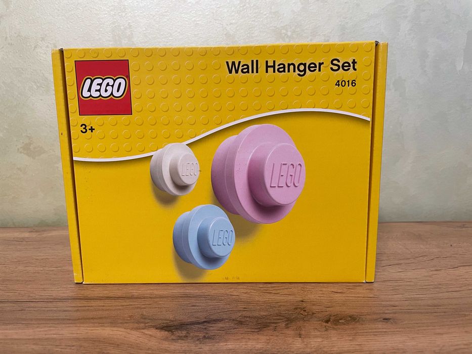 Настенные вешалки LEGO Wall Hanger Rack, (набор 3 шт.)