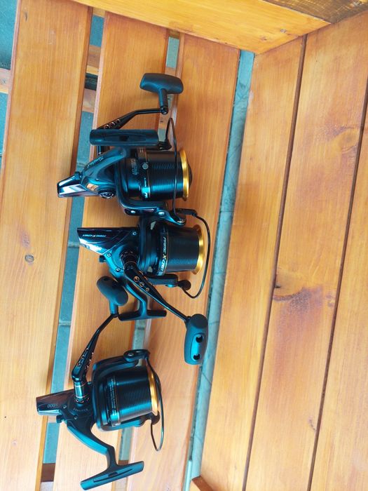 Set 3 mulinete crap/feeder ms range prime x-fast 8000