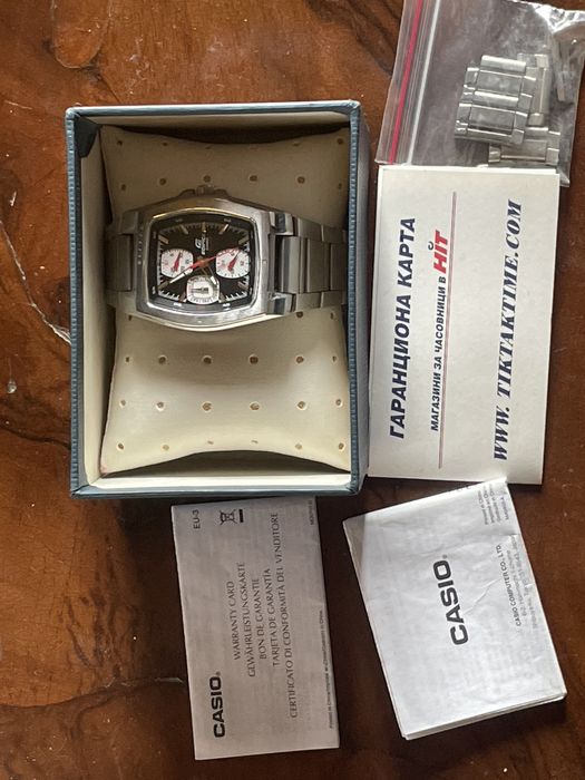 Casio EDIFICE E 320 - СПЕШНО мъжки часовник